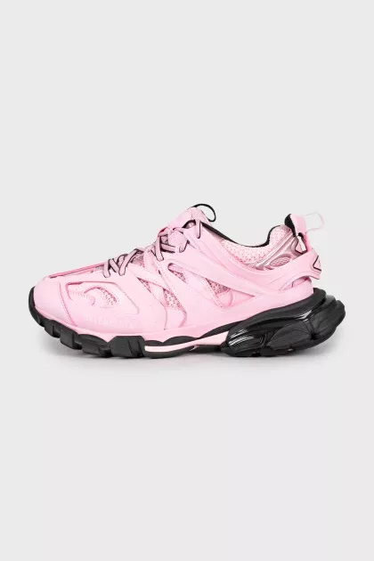Pink chunky sneakers