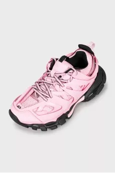 Pink chunky sneakers