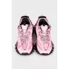 Pink chunky sneakers