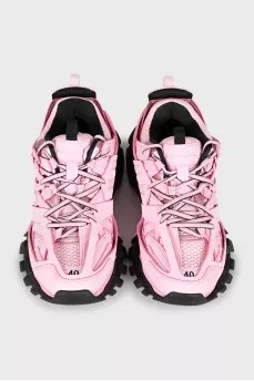 Pink chunky sneakers