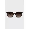 Wayfarer sunglasses with rhinestones