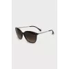 Wayfarer sunglasses with rhinestones
