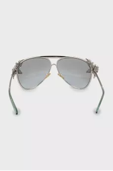Silver prescription sunglasses