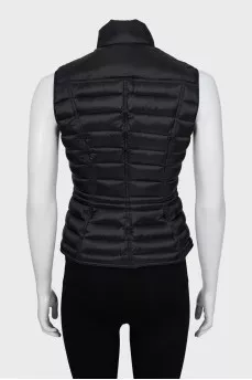 Slim fit quilted vest