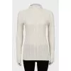 Knitted turtleneck sweater