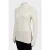 Knitted turtleneck sweater