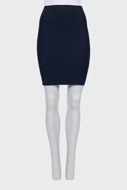 Pencil skirt with decorative seam