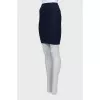 Pencil skirt with decorative seam