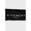 Headband with brand logo and tag