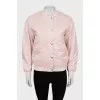 Light pink bomber jacket