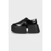Chunky leather shoes