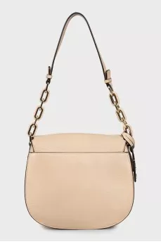 Beige shoulder bag