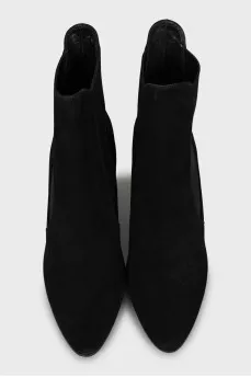 Medium suede ankle boots