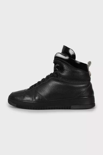 Men's insulated leather boots