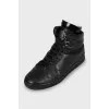 Men's insulated leather boots