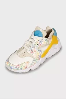 Floral sneakers
