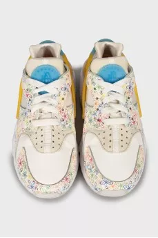 Floral sneakers