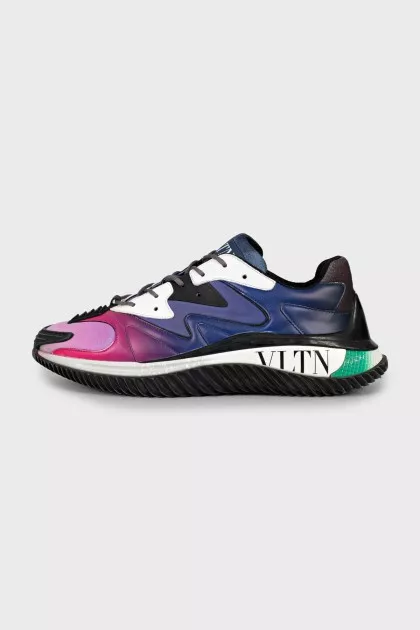 Men's sneakers in gradient print