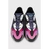 Men's sneakers in gradient print