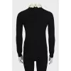 Sweater with decorated collar