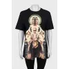 Oversized T-shirt with print