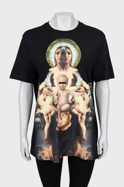 Oversized T-shirt with print