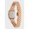 Gold-colored wristwatch