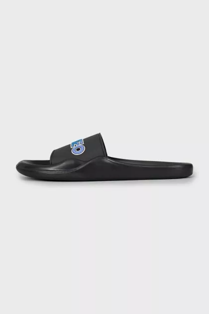 Men's slippers with branded logo