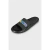 Men's slippers with branded logo