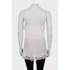 Silk tank top with tag