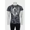 Men's Slim Fit Printed T-Shirt