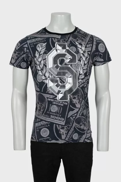 Men's Slim Fit Printed T-Shirt