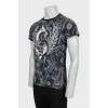 Men's Slim Fit Printed T-Shirt