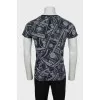 Men's Slim Fit Printed T-Shirt