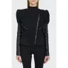 Jacket with lantern sleeves