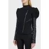 Jacket with lantern sleeves
