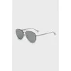 Silver aviator sunglasses