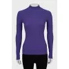 Purple ribbed golf