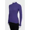Purple ribbed golf
