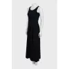 Black jumpsuit with straps
