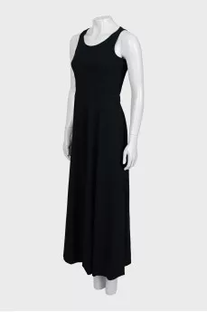 Black jumpsuit with straps