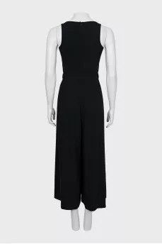 Black jumpsuit with straps