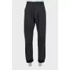 Men's gray joggers