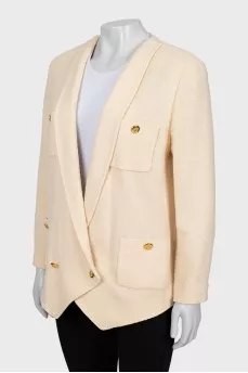 Vintage jacket with gold buttons