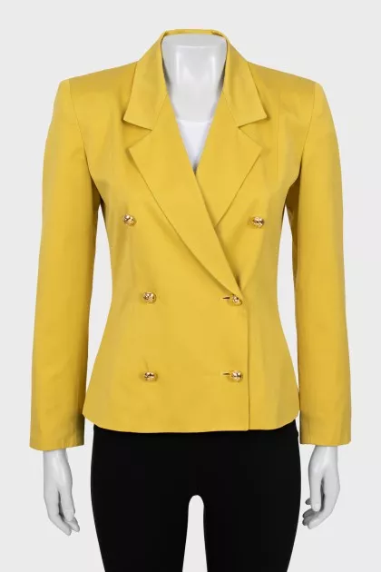 Vintage jacket with gold buttons