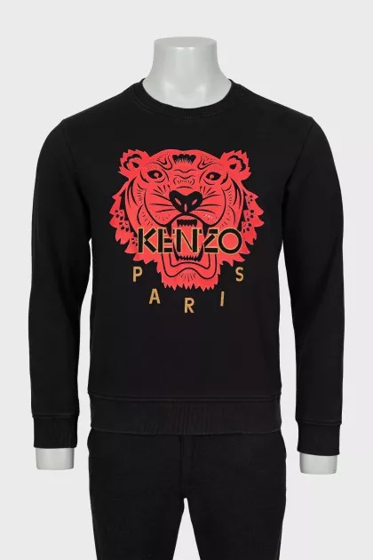 Men's sweatshirt with red print