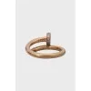 Gold ring with diamonds Juste un Clou