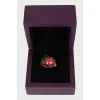 White gold ring with diamonds