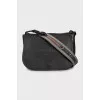 Crossbody bag with embossed logo