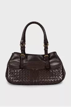 Brown tote bag